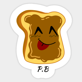 Mr. Peanut Butter Sticker